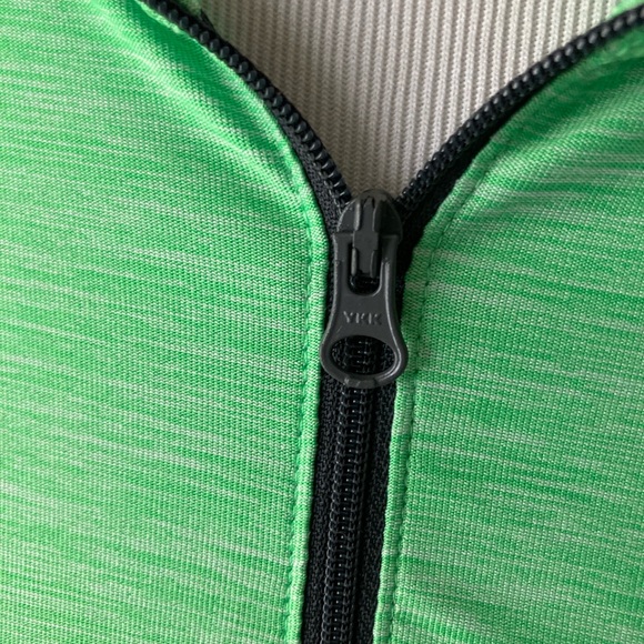 Zella lime green partial zip athletic pullover - Picture 5 of 8